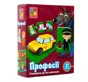 Настольная игра на ассоциации Vladi Toys Профессии украинский язык Разноцветная 4820195059722