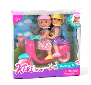 Кукольный набор Kimi мопед Разноцветный 6990298434103