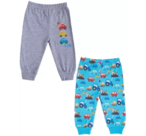 Штаны 2 шт Panolino 62-68 см (3-6 мес) PL19092 Серо-бирюзовый 8691109941749 Штаны 2 шт Panolino 62-68 см (3-6 мес) PL19092 Серо-бирюзовый 8691109941749