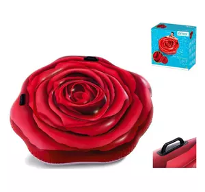 Надувной матрас-плотик Intex Роза Красный 6941057413419