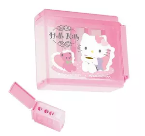 Точилка для карандашей тройная с контейнером Hello Kitty Sanrio Розовый 881780419912