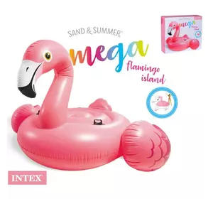 Надувной плотик Intex Большой Фламинго Розовый 6941057417370