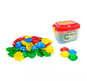 Мозаика-пазлы ТехноК 52 элемента Разноцветные 4823037603619 Мозаика-пазлы ТехноК 52 элемента Разноцветные 4823037603619