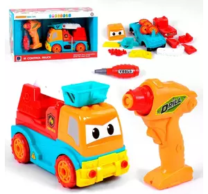 Спецтехника Пожарная Машина на радиоуправлении Конструктор Шуруповерт Звук Подсветка Разноцветная Спецтехника Пожарная Машина на радиоуправлении Конструктор Шуруповерт Звук Подсветка Разноцветная