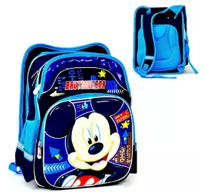 Ранец Микки Маус Kimi Ортопедическая спинка 2 отделение 4 кармана 35x20x40 cм синий 65955048 Ранец Микки Маус Kimi Ортопедическая спинка 2 отделение 4 кармана 35x20x40 cм синий 65955048