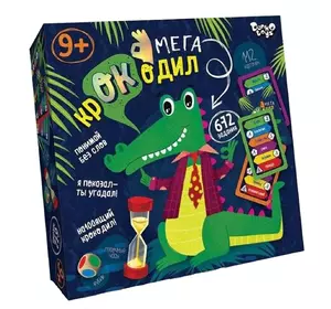 Развлекательная игра Kimi Мега-крокодил русский язык Разноцветная 4823102804989