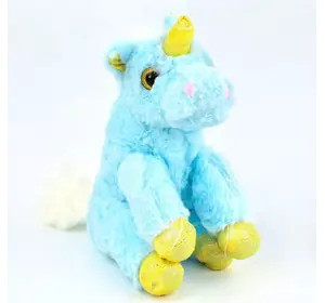 Мягкая игрушка единорог Kimi голубая 25 см 68071048 Мягкая игрушка единорог Kimi голубая 25 см 68071048