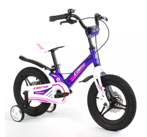 Велосипед Corso 14" Бело-фиолетовый 6800077772180