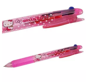 Ручка шариковая 3х цветная Hello Kitty Sanrio Разноцветная 4045316483907