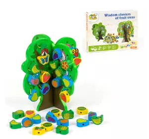 Деревянная шнуровка Kimi Фруктовое дерево Разноцветная 6900067393258 Деревянная шнуровка Kimi Фруктовое дерево Разноцветная 6900067393258