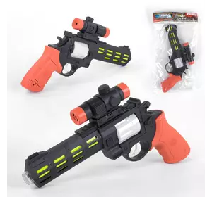 Револьвер Kimi со световым и звуковым эффектом Черно-коричневый 6978530410061 Револьвер Kimi со световым и звуковым эффектом Черно-коричневый 6978530410061