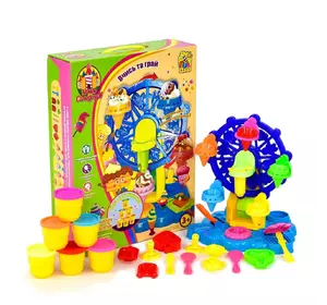 Набор тесто для лепки Карусель Мороженного Kimi Разноцветный 2000000017013 Набор тесто для лепки Карусель Мороженного Kimi Разноцветный 2000000017013