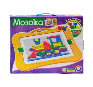 Мозаика Геометрические фигуры ТехноК 528 элементов Разноцветная 4823037603008 Мозаика Геометрические фигуры ТехноК 528 элементов Разноцветная 4823037603008