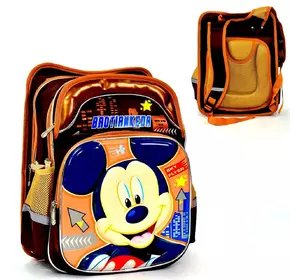 Ранец Микки Маус Kimi Ортопедическая спинка 2 отделение 4 кармана 35x20x40 cм коричневый 65954048 Ранец Микки Маус Kimi Ортопедическая спинка 2 отделение 4 кармана 35x20x40 cм коричневый 65954048