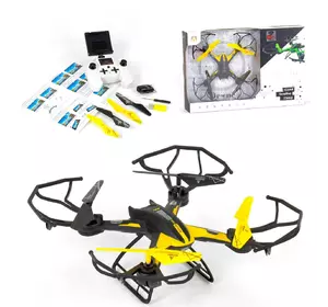 Квадрокоптер на радиоуправлении Kimi со световым эффектом Черно-желтый 6975013081190 Квадрокоптер на радиоуправлении Kimi со световым эффектом Черно-желтый 6975013081190