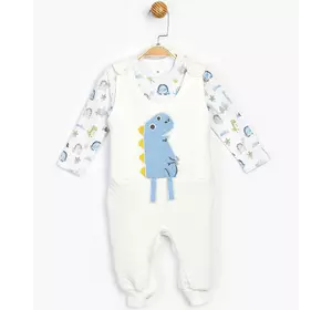 Полукомбинезон со свитшотом 80-86 см (12-18 мес) Panolino PL16350 Белый 8691109839701 Полукомбинезон со свитшотом 80-86 см (12-18 мес) Panolino PL16350 Белый 8691109839701