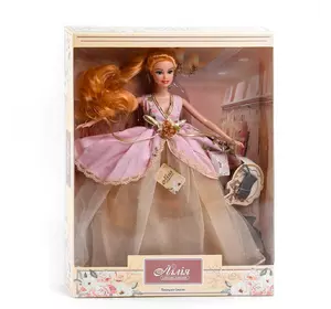 Кукла с аксессуарами 30 см Kimi Принцесса стиля Розово-бежевый 4660012546123