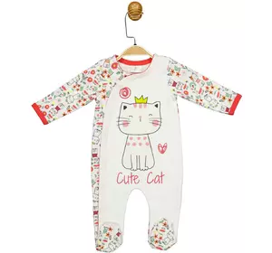 Человечек (комбинезон) 56-62 см (0-3 мес) Panolino PL17391 Бело-красный 8691109877505 Человечек (комбинезон) 56-62 см (0-3 мес) Panolino PL17391 Бело-красный 8691109877505