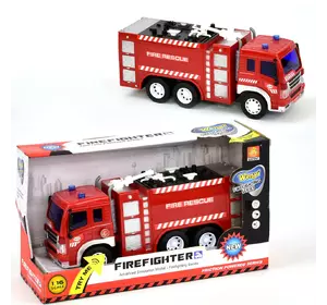 Пожарная машина Kimi со световым и звуковым эффектом Красная 6974060112581