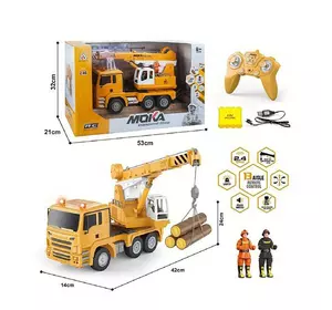 Автокран на радиоуправлении Kimi со световым и звуковым эффектом Желтый 6976156080842 Автокран на радиоуправлении Kimi со световым и звуковым эффектом Желтый 6976156080842