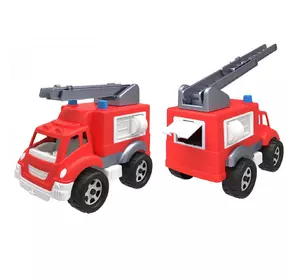 Пожарная машина ТехноК Бело-красная 4823037601738