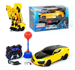 Машина-трансформер автобот-боксёр на радиоуправлении жёлтая 78756048 Машина-трансформер автобот-боксёр на радиоуправлении жёлтая 78756048