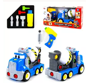 Бетоновоз на инфракрасном управлении Kimi Конструктор Шуруповерт Синий 6965160080344 Бетоновоз на инфракрасном управлении Kimi Конструктор Шуруповерт Синий 6965160080344