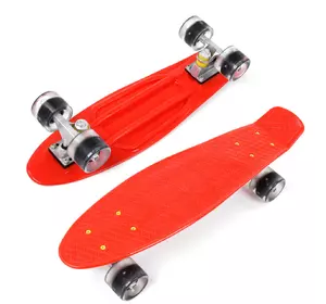 Пенни борд Board со световым эффектом Красный 6900066348778 Пенни борд Board со световым эффектом Красный 6900066348778