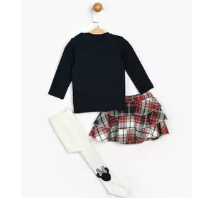 Костюм (платье, свитшот, колготки) Минни Маус 80-86 см (12-18 мес) Disney MN16096 Черно-красный 8691109822758 Костюм (платье, свитшот, колготки) Минни Маус 80-86 см (12-18 мес) Disney MN16096 Черно-красный 8691109822758