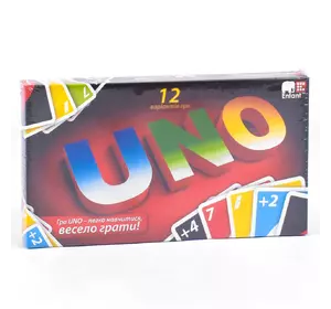Настольная игра Уно Danko Toys 12 вариантов игры Разноцветная 2000000032429