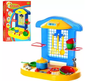 Игровой набор кухня с посудой 22 предмета разноцветный 00988048
