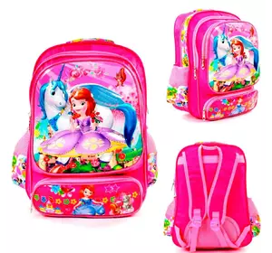 Рюкзак Принцесса София школьный Kimi 1 отделение 3 кармана мягкая спинка Розовый 6900067435705 Рюкзак Принцесса София школьный Kimi 1 отделение 3 кармана мягкая спинка Розовый 6900067435705