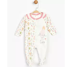 Человечек (комбинезон) 56-62 см (0-3 мес) Panolino PL16484 Бело-розовый 8691109832948 Человечек (комбинезон) 56-62 см (0-3 мес) Panolino PL16484 Бело-розовый 8691109832948