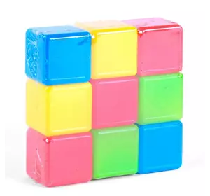 Кубики 9 шт Kimi разноцветные 07289048