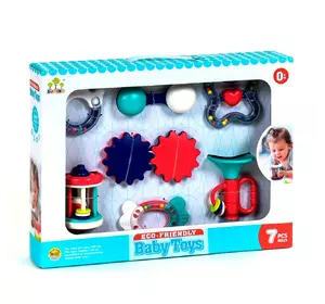 Набор погремушек 7 шт Kimi разноцветный 81874048 Набор погремушек 7 шт Kimi разноцветный 81874048