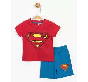 Костюм (футболка, шорты) Superman 86 см (1 год) Cimpa SM15552 Сине-красный 8691109794321