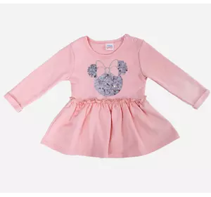 Платье Minnie Mouse Disney 80-86 см (12-18 мес) MN18377 Розовый 8691109924889