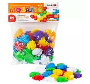 Мозаика-пазлы Bamsic 84 элемента Разноцветные 4820123763646 Мозаика-пазлы Bamsic 84 элемента Разноцветные 4820123763646