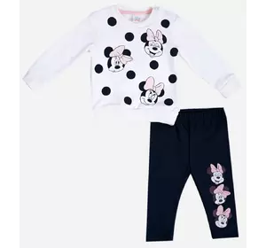 Комплект Minnie Mouse Disney 68-74 см (6-9 мес) MN18376 Бело-синий 8691109924865 Комплект Minnie Mouse Disney 68-74 см (6-9 мес) MN18376 Бело-синий 8691109924865