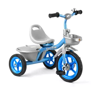 Детский велосипед Best Trike Серо-синий 6989167360933