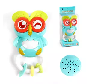 Погремушка Совенок Kimi со световым и звуковым эффектом Разноцветный 6966243010012 Погремушка Совенок Kimi со световым и звуковым эффектом Разноцветный 6966243010012