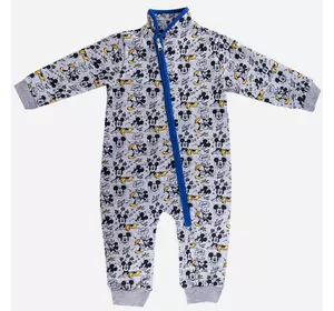 Человечек (комбинезон) Mickey Mouse Disney 80-86 см (12-18 мес) MC18339 Cерый 8691109924292 Человечек (комбинезон) Mickey Mouse Disney 80-86 см (12-18 мес) MC18339 Cерый 8691109924292