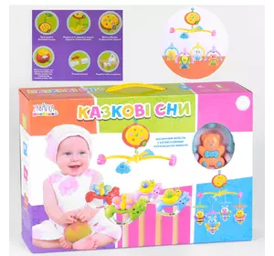 Мобиль дуга-карусель Зайчик Слоник Медвежонок Kimi Украинская озвучка 6904669508027 Разноцветный Мобиль дуга-карусель Зайчик Слоник Медвежонок Kimi Украинская озвучка 6904669508027 Разноцветный