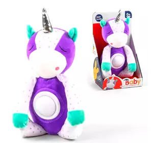 Ночник Единорог Kimi со звуковым и световым эффектом Фиолетовый 6968404251562 Ночник Единорог Kimi со звуковым и световым эффектом Фиолетовый 6968404251562