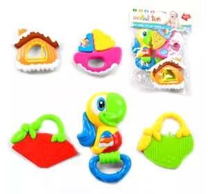 Набор погремушек Kimi 5 шт Разноцветный 6977535253192 Набор погремушек Kimi 5 шт Разноцветный 6977535253192