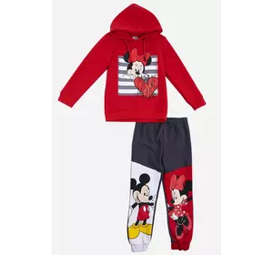 Спортивний костюм Mickey Mouse Disney 98 см (3 года) MN18389 Красно-синий 8691109929723