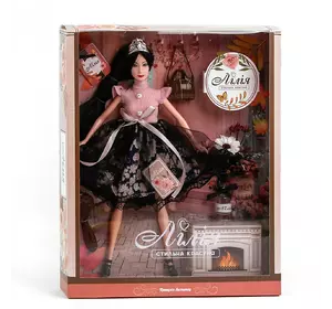 Кукла с аксессуарами 30 см Kimi Принцесса листопада Черно-розовая 2000156849841