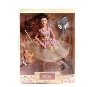 Кукла с аксессуарами 30 см Kimi Принцесса стиля Питомец Розово-бежевый 4660012546147