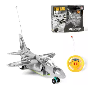 Самолет на радиоуправлении Kimi со световым и звуковым эффектом Серый 6966829082075 Самолет на радиоуправлении Kimi со световым и звуковым эффектом Серый 6966829082075