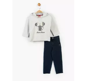Комплект джинсы с кофтой Minnie Mouse 2 года (92 см) Disney (лицензированный) Cimpa синий серый MN14614 Комплект джинсы с кофтой Minnie Mouse 2 года (92 см) Disney (лицензированный) Cimpa синий серый MN14614